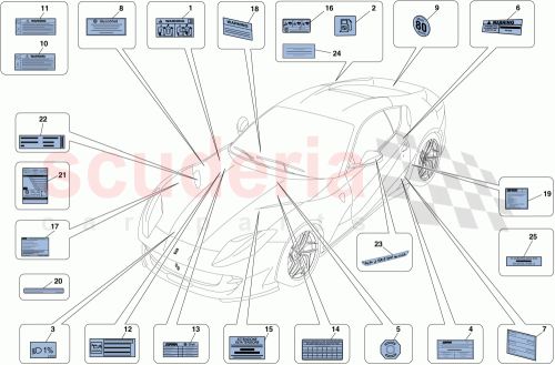 Part Diagram for Ferrari 804286