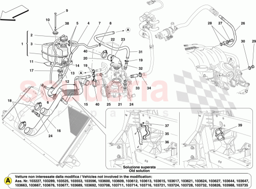 Part Diagram for Ferrari 275654