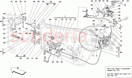 Part Diagram for Ferrari 68993200