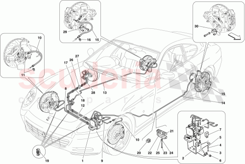 Part Diagram for Ferrari 215707