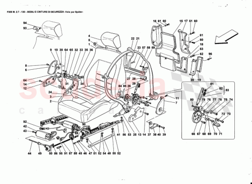 Part Diagram for Ferrari 64978300/A