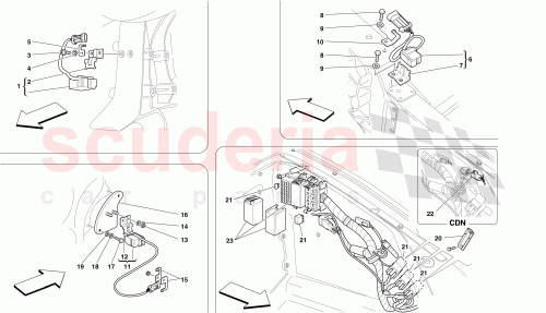 Part Diagram for Ferrari 232672