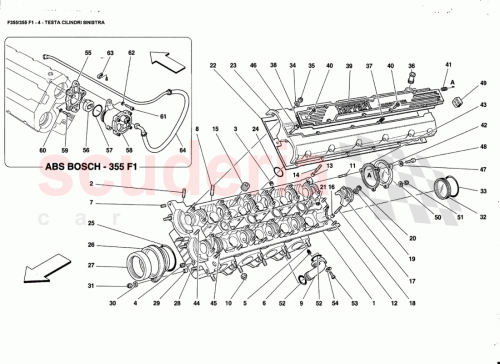 Part Diagram for Ferrari 174509
