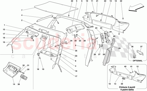 Part Diagram for Ferrari 65895500