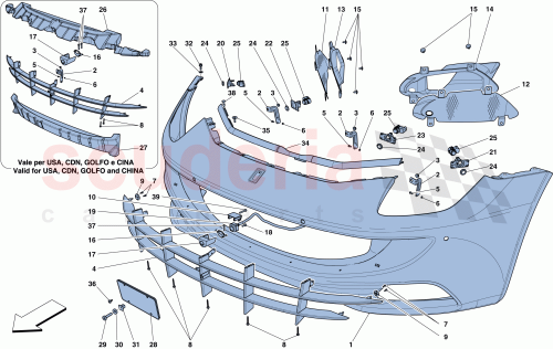 Part Diagram for Ferrari 84333400