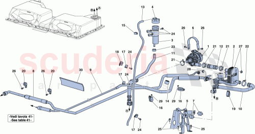 Part Diagram for Ferrari 294649