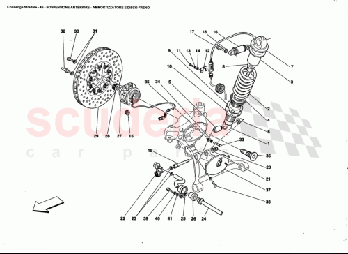 Part Diagram for Ferrari 240595