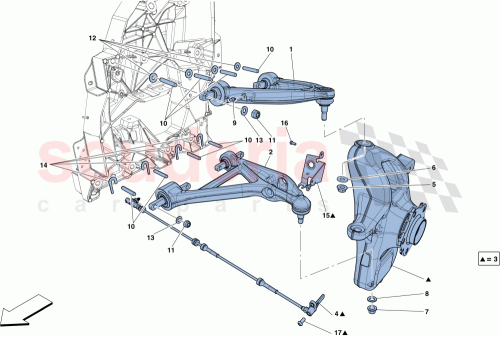 Part Diagram for Ferrari 275958