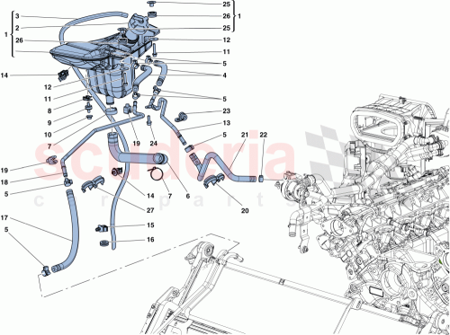 Part Diagram for Ferrari 308735