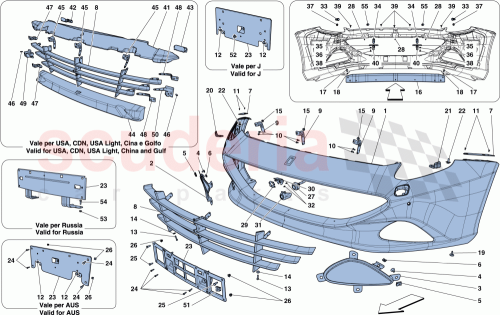 Part Diagram for Ferrari 86291100