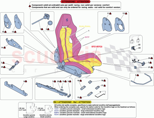 Part Diagram for Ferrari 84673100