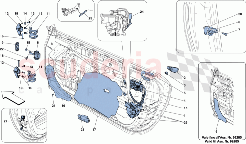 Part Diagram for Ferrari 84095000