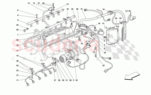 Part Diagram for Ferrari 167321
