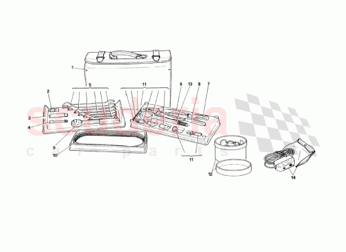 Part Diagram for Ferrari 206556