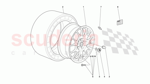Part Diagram for Ferrari 182058