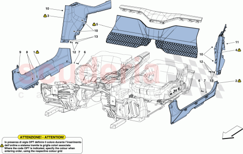 Part Diagram for Ferrari 761674