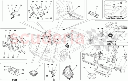 Part Diagram for Ferrari 80023900