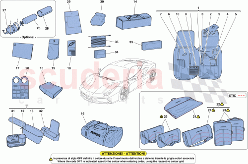 Part Diagram for Ferrari 88130200