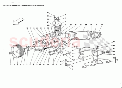 Part Diagram for Ferrari 157400