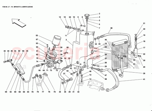 Part Diagram for Ferrari 145086