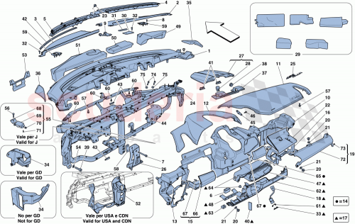 Part Diagram for Ferrari 82584712