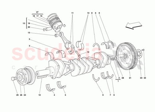 Part Diagram for Ferrari 193051