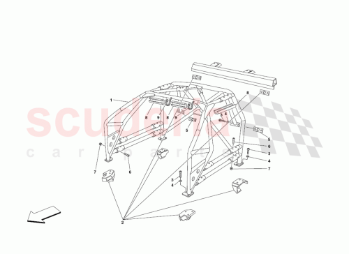 Part Diagram for Ferrari 66154000