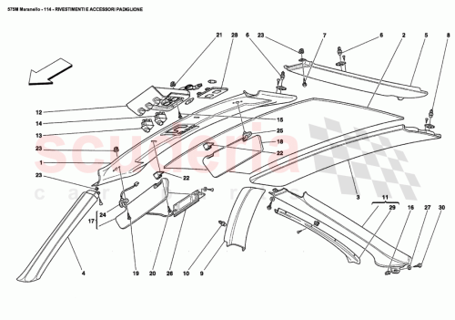 Part Diagram for Ferrari 655128