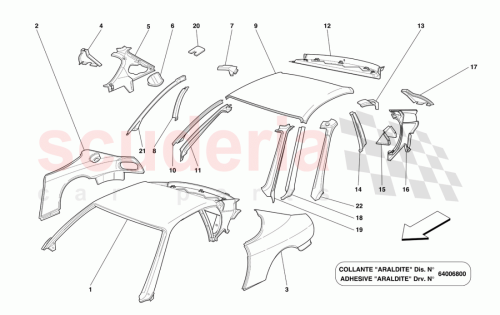 Part Diagram for Ferrari 65881800