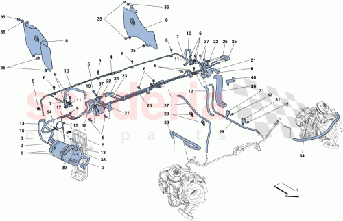 Part Diagram for Ferrari 299144
