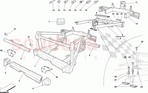 Part Diagram for Ferrari 69414311