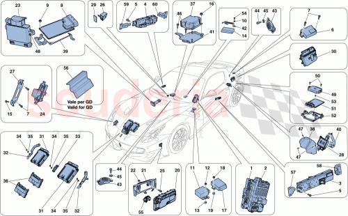 Part Diagram for Ferrari 313624