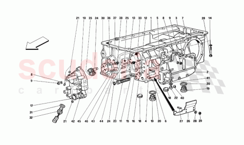 Part Diagram for Ferrari 101033