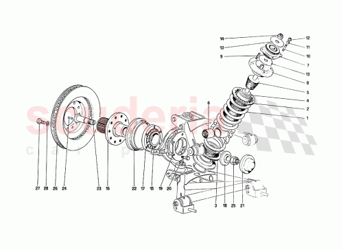Part Diagram for Ferrari 100809