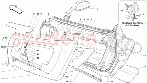 Part Diagram for Ferrari 64764000