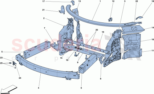 Part Diagram for Ferrari 312858