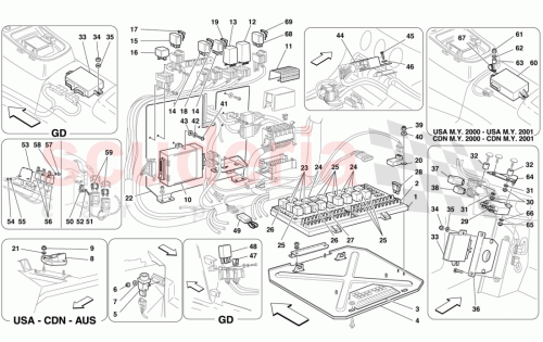 Part Diagram for Ferrari 174764