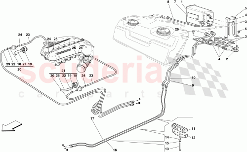 Part Diagram for Ferrari 222415