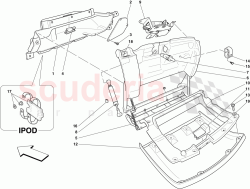 Part Diagram for Ferrari 68353800