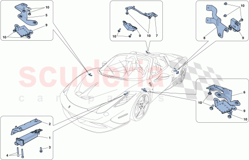 Part Diagram for Ferrari 261006