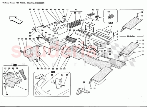 Part Diagram for Ferrari 678337