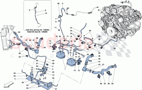 Part Diagram for Ferrari 304422