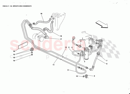 Part Diagram for Ferrari 62964900