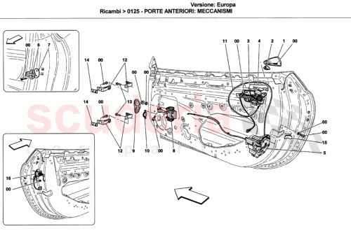 Part Diagram for Ferrari 80669200