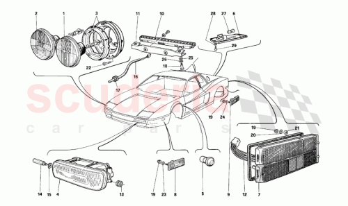Part Diagram for Ferrari 61646700
