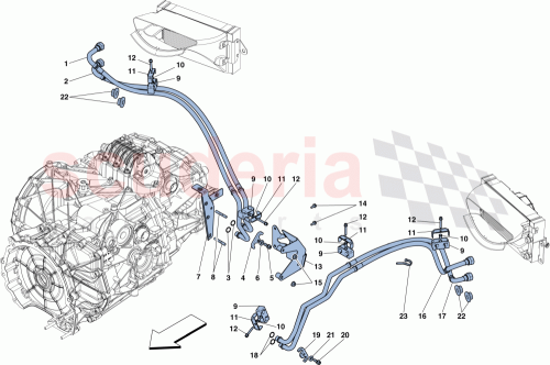 Part Diagram for Ferrari 306000