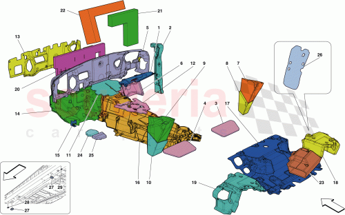 Part Diagram for Ferrari 86699500