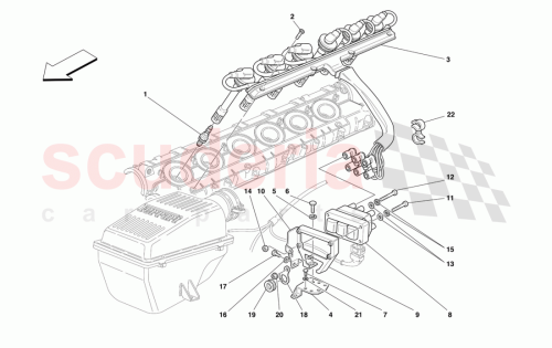 Part Diagram for Ferrari 155789