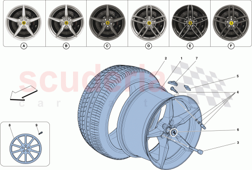 Part Diagram for Ferrari 315897