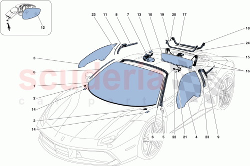 Part Diagram for Ferrari 86805500
